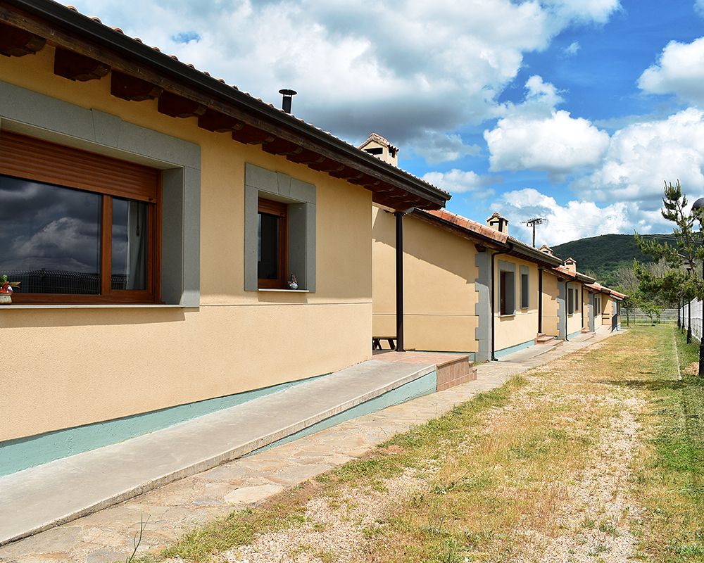 Vista exterior de las 4 Casas Rurales.